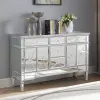 CoasterElevations 950849 Duchess - 5-Drawer Mirrored Storage Accent Cabinet - Silver