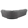 CoasterEssence 600370 Higgins - Upholstered Power Reclining Sectional Sofa - Gray