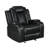 New Classic U1769V-13-BLK Orion II - Glider Recliner - Black