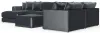 Jackson Furniture Industries 2245/37/31/59/75/12-23 Jackson Furniture Industries 2245/37/31/59/75/12-23 Remington - 5 Piece Modular Sectional (LSF Chaise) And 1 Included Cocktail Ottoman - Slate
