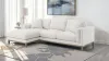 Coaster Fine Furniture 551777 Geneva - Boucle Upholstered Sectional Chaise Sofa - Sand