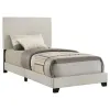 Coaster Fine Furniture 300852T Dorian - Fabric Upholstered Twin Panel Bed - Cream