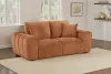 Coaster Fine Furniture 504952 Burnett - Chenille Upholstered Wide Arm Loveseat - Burnt Orange