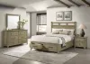 Coaster Fine Furniture 207530Q-S4 Hazlewood - 4 Piece Queen Storage Bedroom Set - Vineyard Oak