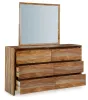 Ashley Furniture B790B1 Dressonni - Dresser And Mirror - Brown