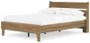 Ashley Furniture EB1866/231/156/112 Ashley Furniture EB1866/231/156/112 Deanlow - 3 Pc. - Dresser, Full Platform Panel Bed - Honey
