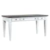 Liberty Furniture 417-HO107 Allyson Park - Writing Desk - Wirebrushed White / Charcoal