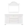 Liberty Furniture 607-BR-DM Summer House - Dresser & Mirror - White