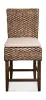 Riverside Furniture 36967 Mix-N-Match Chairs - Woven Counter Upholstered Stool (Set of 2) - Hazelnut