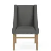 Riverside Furniture 92642 Riverside Furniture 92642 Mix-N-Match Chairs - Host Upholstered Chair (Set of 2) - Dark Gray