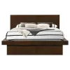 CoasterEssence 200711Q-S4 Jessica - 4 Piece Queen LED Bedroom Set - Cappuccino