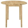 CoasterEveryday 130006 Bucknell - 3 Piece Round Drop Leaf Dining Table Set - Natural
