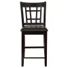 CoasterEveryday 102889 Lavon - Wood Counter Chair (Set of 2) - Black And Espresso