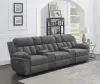 CoasterEssence 609541PT Bahrain - 5 Piece Power Home Theater Seating - Charcoal