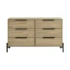 Intercon NH-BR-2406-VNM-C Newhall - Dresser - Vintage Oak Melamine
