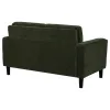 Coaster Fine Furniture 511215 Ruth - Fabric Upholstered Track Arm Loveseat - Matcha Green