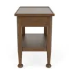 Riverside Furniture 61712 Riverside Furniture 61712 Calhoun - Chairside Table - Whiskey Oak
