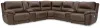 Ashley Furniture U71604S7 Ashley Furniture U71604S7 Dunleith - 7-Piece Power Reclining Sectional With 2 Storage Consoles - Chocolate