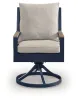 Ashley Furniture PCP587-602A East Beach - Swivel Chair With Cushion (Set of 2) - Blue