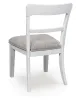 Ashley Furniture PCD824-02 Ashley Furniture PCD824-02 Greddinton - Upholstered Dining Side Chair (Set of 2) - White