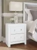 Ashley Furniture PCB1119-92 Ashley Furniture PCB1119-92 Maeling - Two Drawer Night Stand - White