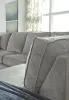 Ashley Furniture 87214S1 Ashley Furniture 87214S1 Altari - Left Arm Facing Corner Chaise 2 Pc Sectional - Alloy
