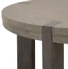 Pulaski Furniture P402230-KIT1 Anderson Park - Round Dining Table With 4 Klismos Dining Chairs - Moose Trail / Frontier Brown
