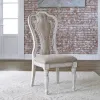 Liberty Furniture 244-C2501S Liberty Furniture 244-C2501S Magnolia Manor - Splat Back Upholstered Side Chair - Antique White
