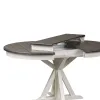 Liberty Furniture 417-DR-PDS Allyson Park - Pedestal Table - Wirebrushed White / Charcoal