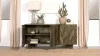 Coaster Fine Furniture 130515 Tyler - 3 Door Solid Wood Sideboard Buffet Cabinet - Mango Brown