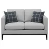 CoasterElevations 508681-S3 Apperson - 3 Piece Upholstered Track Arm Sofa Set - Light Gray