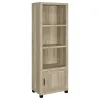 Coaster Fine Furniture 707746 Sachin - 3-Shelf Engineered Wood Media Tower - Distressed Pine