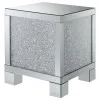 CoasterElevations 722497 Gillian - Rectangular Mirrored Acrylic Side End Table - Silver