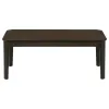 CoasterEssence 736184 Amaro - 3 Piece Coffee And End Table Set - Dark Brown