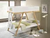 Coaster Fine Furniture 460570T Frankie - Wood Twin Over Twin Bunk Bed - White And Natural