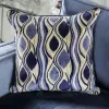 Furniture of America SM2687-SF Jodie - Sofa - Satin Blue / Silver
