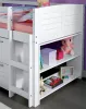 Furniture of America CM-BK967T Abigail - Twin Size Loft Bed - White