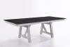New Classic 40-1903-DT Maisie - Dining Table Top & Base - White / Dark Brown