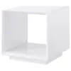 Coaster Fine Furniture 710767 Paseo - Square End Side Table - White High Gloss