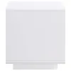 Coaster Fine Furniture 710767 Paseo - Square End Side Table - White High Gloss