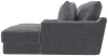 Jackson Furniture Industries 3445/15/16-28 Jackson Furniture Industries 3445/15/16-28 Cozy - 2 Piece Double Wide Chaise With USB Charging Ports - Gunmetal