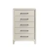 New Classic B0182W-070 New Classic B0182W-070 Ballard - 5 Drawer Chest - White
