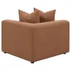 CoasterElevations 551592 Jennifer - Upholstered Corner Chair - Terracotta