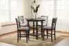 Ashley Furniture D422-223 Langwest - Dining Room Counter Table Set (Set of 5) - Brown