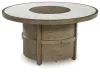 Ashley Furniture P701-776 Rainier Ranch - Round Fire Pit Table - Beige