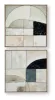 Ashley Furniture A8000498 Bexlen - Wall Art Set (Set of 2) - Tan / Taupe / Black