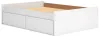 Ashley Furniture EB9630B9 Ashley Furniture EB9630B9 Onita - Full Platform Bed With 1 Side Storage - White