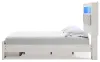 Ashley Furniture B2640B19 Altyra - Queen Panel Bookcase Bed With Footboard Storage - White