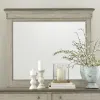 Liberty Furniture 457-BR51 Ivy Hollow - Landscape Mirror - Weathered Linen / Dusty Taupe