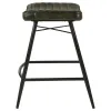 Coaster Fine Furniture 109258 Bayu - Leather Upholstered Counter Stool (Set of 2) - Espresso